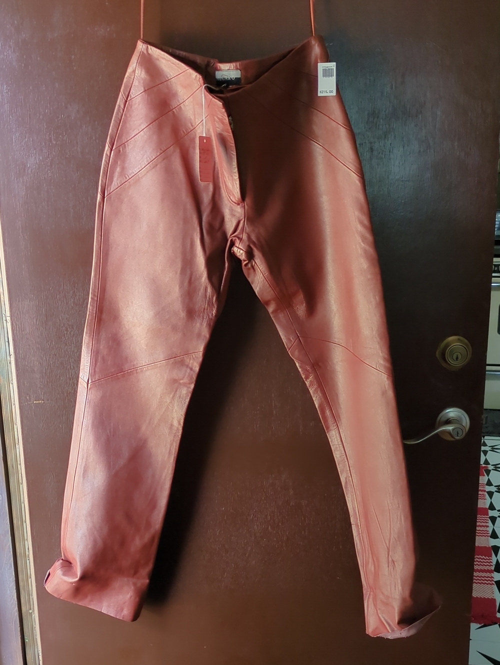 Saguaro Women's Brown Leather Lined Pants Size 10